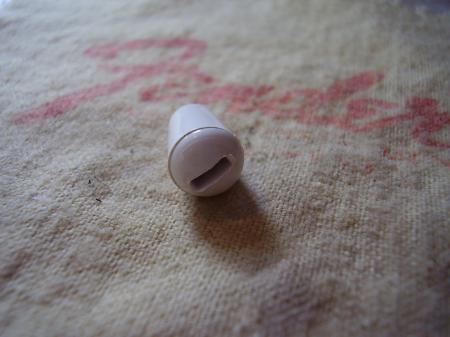 1957 ORIG FENDER STRATOCASTER 3-WAY SWITCH TIP. NICE AND WHITE