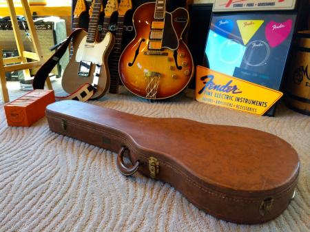 1952 thru 1959 Gibson ES-140 3/4 Lifton Brown Hard Case 
