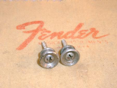 1968 ORIG FENDER STRATOCASTER STRAP BUTTONS WITH SCREWS