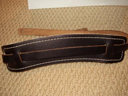 1997 CUNETTO RELIC FENDER STRAT LEATHER STRAP