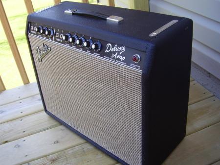 1965 Original Fender Black Face Deluxe Amp