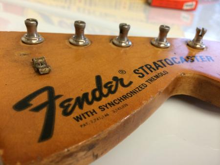 1968 ORIG Maple Cap Fender Strat Neck PLAYS GREAT REAL DANG DEAL