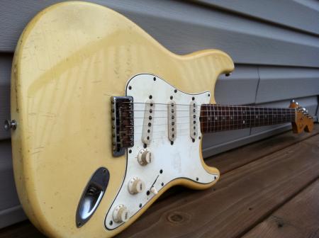1967 Orig Olympic White Fender Stratocaster Killer Rare Hendrix Era!