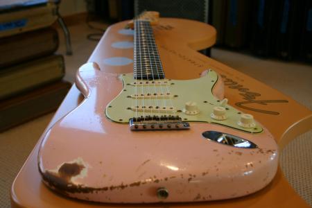 1960 Shell Pink Fender Stratocaster KILLER Super Relic 2011