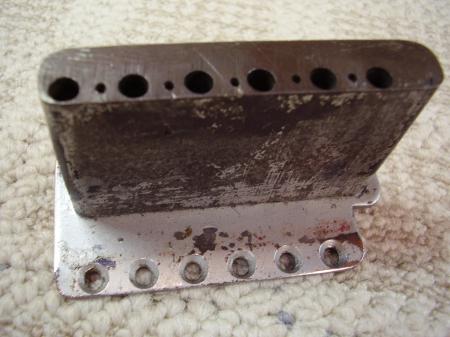 1963 Orig Trem Block and Top Plate