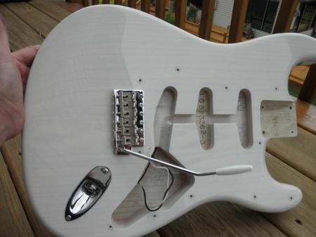 1960 ASH Olympic White Custom Shop  NOS Fender Strat Body