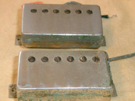  1958 Gibson Les Paul PAFs Pickups With Nickle Covers