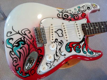 1967 Jimi Hendrix Monterey 1967 Replica USA Fender Stratocaster