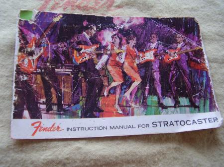 1966 Orig Fender Stratocaster Owners Manual Clean Shape!