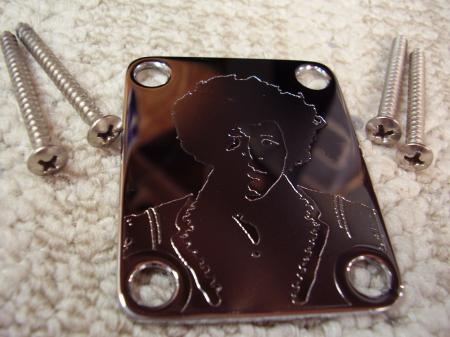 Jimi Hendrix 1997 USA Fender Strat Maple Cap Neck Plate