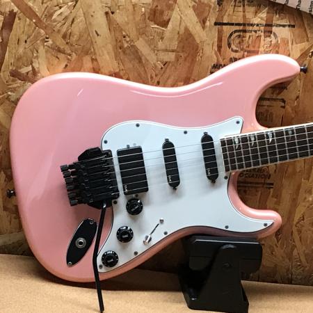  1990 Richie Sambora Owned And Used Rod Schoepfer Hot Pink Guitar