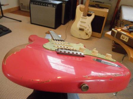 1960 Fiesta Red KILLER Super Relic Fender Stratocaster 2011