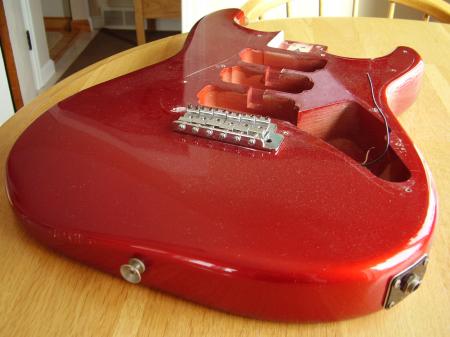 1980 TOKIA STRAT CANDY APPLE RED BODY