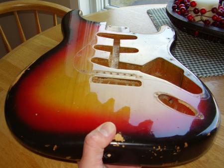 1969 Orig finish No Issues Fender Strat Body. FIND ANOTHER.