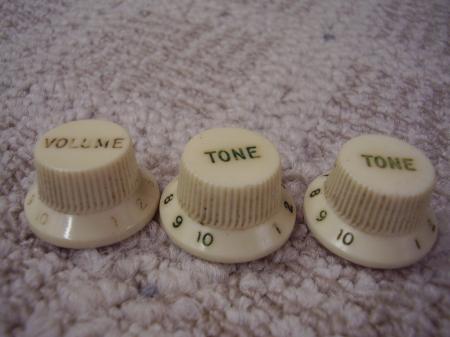 1957 VOL AND TONE KNOBS