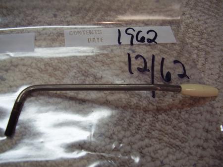 1962 12/62 FENDER STRAT TREM ARM