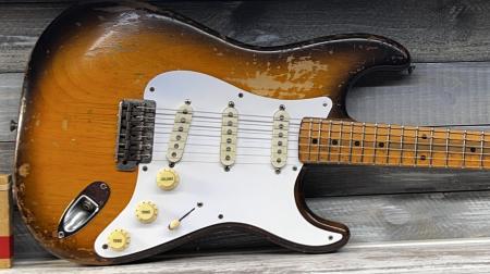 1963 / 58 Fender Pre CBS Eddie Vegas Owned 2 Tone Stratocaster