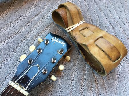 1970 Orig Gibson Leather Guitar Strap