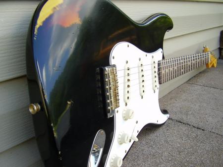 1960 Black Over Sunburst limited Fender Custom Shop Strat