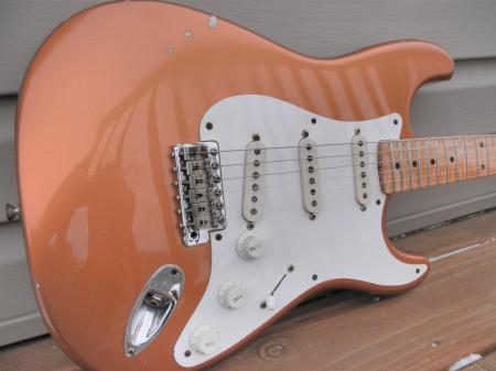 1954  #7 of 40 Made Cunetto Fender Strat Relic Flame Neck Tone Player