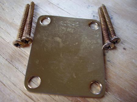 1996 CUNETTO 1957 MARY KAYE GOLD NECK PLATE & SCREWS