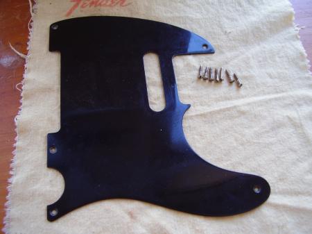 NoCaster 1951 1999 Cunetto Black Fender Tele Pickguard
