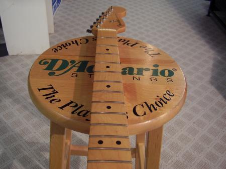 1996 Jimmy Vaughan Fender Strat Neck V PROFILE