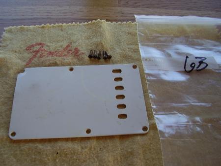 1963 BACK TREM COVER WITH SCREWS