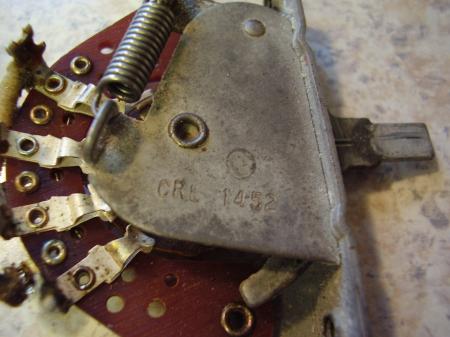 1957 3-Way Switch CRL 1452  Fender Strat Perfect Solid Shape