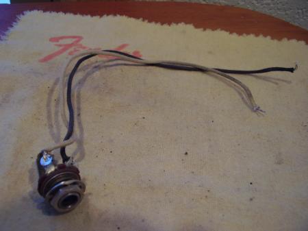 1963 ORIG OUTPUT JACK AND WIRE PRE CBS