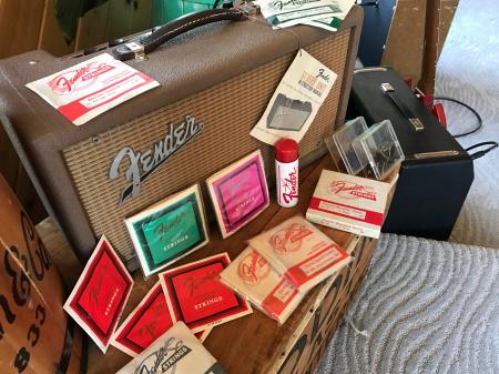 1950 to 1970 Fender Gibson Guild Vintage Strings Owner Books Picks etc