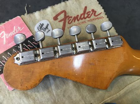 1956 Orig Fender Strat or Tele PAT APPLD 2356766  Kluson Tuners Mid 56 to late 1958