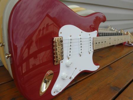 1956 NOS Relic 2011 Fender Strat Dakota Red With Gold Hardware V Neck