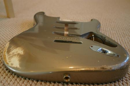1962 2001 Shoreline Gold Fender Relic Strat Body