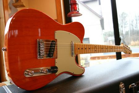 2011 Fender Custom Deluxe Tele Sunset Orange USA Custom Shop