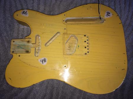 1951 John Cruz Made NoCaster Relic  Tele Fender 2001 Body
