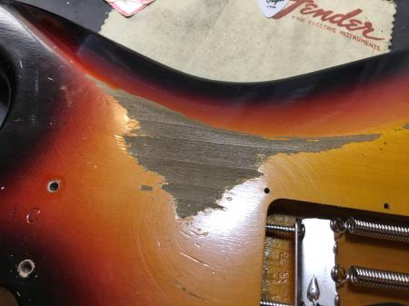 1962 Heavy Relic 2015 Fender Custom Shop Strat 3 Tone Sunburst 7.5lb
