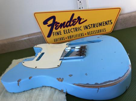 1965 Orig Fender Telecaster Body Daphne Blue 