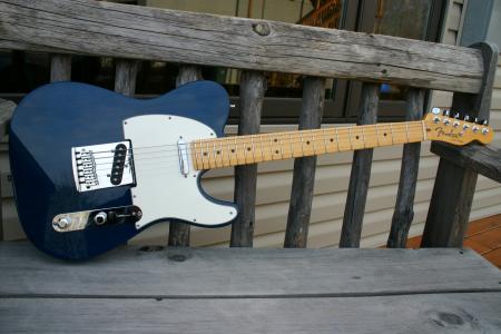 Custom Shop Sapphire Blue Transparent Fender Tele