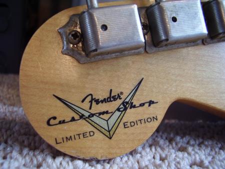 1956  Limited Edition Fender USA Custom-Shop Quarter Sawn Maple Stratocaster Neck 9.5