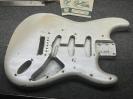 1961 Fender Strat Body Olympic White 50 Year Old Refinish